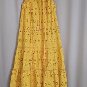 Kate Spade Yellow Eyelet Dress